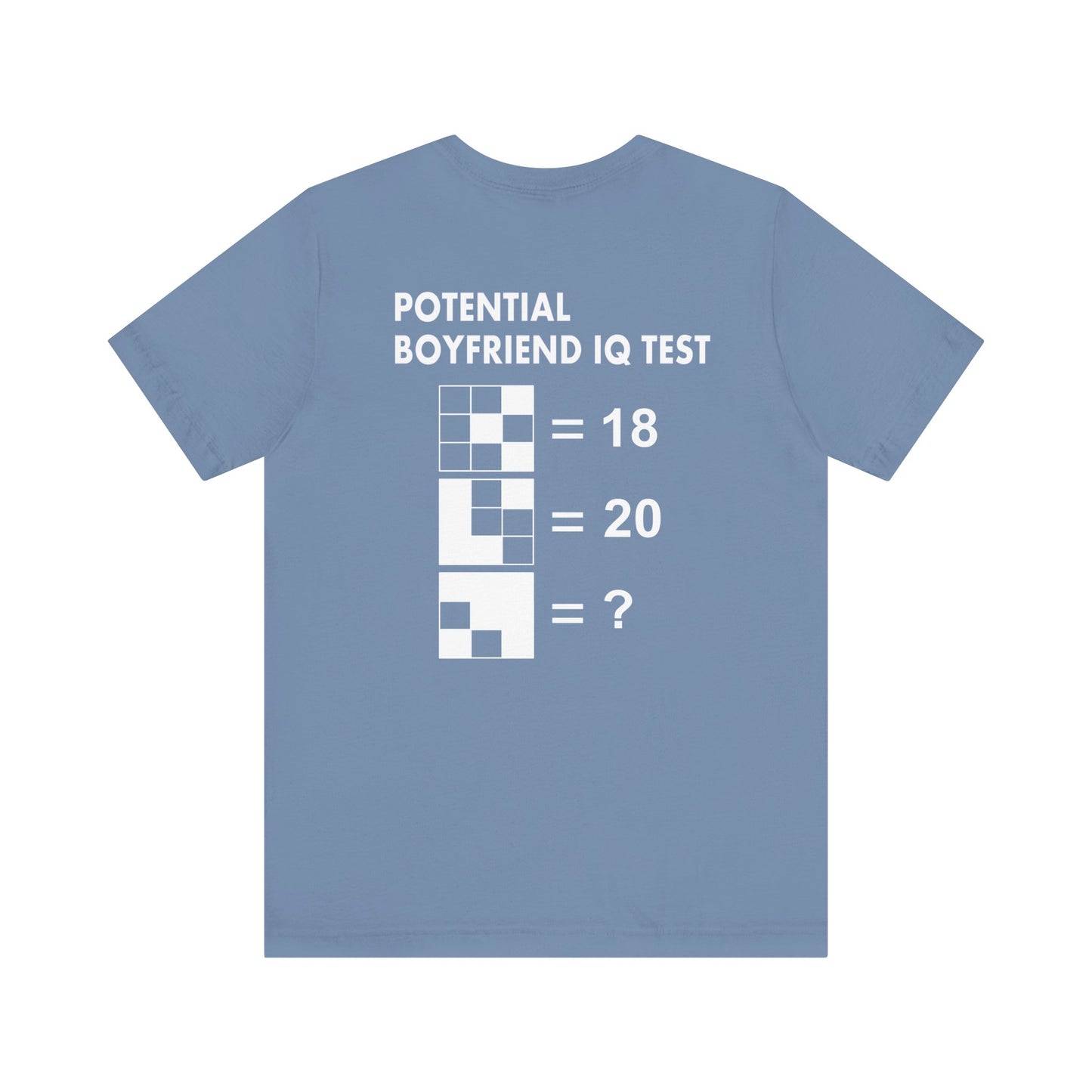 T-shirt Potential Boyfriend IQ Test